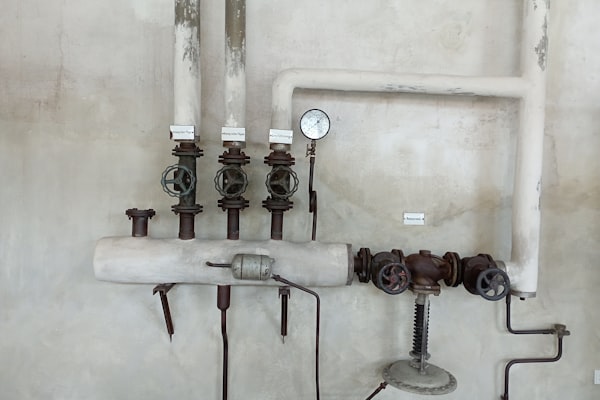 Industrial water filtration and piping system